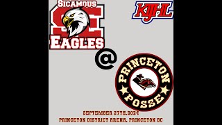 Sicamous Eagles  Princeton Posse 927 KIJHL REGULAR SEASON [upl. by Lean]