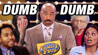 Dumbest answers DESTROY Steve Harvey 2nd season [upl. by Einafpets]