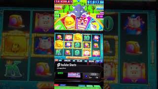 😱MANSION FEATURE on Huff N More Puff slot shorts casino [upl. by Anreval]