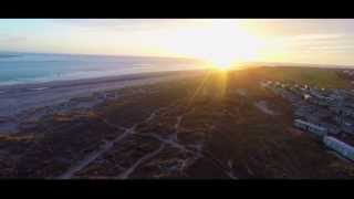 Aberdovey Sand Dunes at Sunset  Aerial Photography Pros [upl. by Llennol]