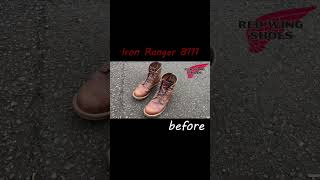 【RED WING】Iron Ranger 8111 before amp after [upl. by Whall]