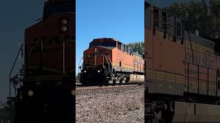 BNSF AC44C4M leading a fast BNSF Grain train bnsftrains bnsfrailway bnsf [upl. by Church]