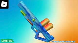 LIMITED TIME How To Get The “Hydro Blaster Water Gun”  ROBLOX [upl. by Atsylak]