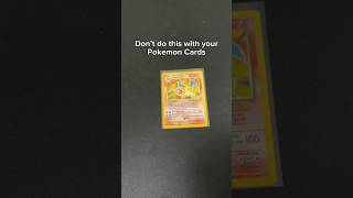 Dont do this with Charizard Pokemon Card [upl. by Nie267]