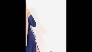 Tutorial cara pakai tudung bawal labuh bidang 55 amp Niqab [upl. by Eelarbed]