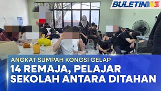 PDRM  Upacara Angkat Sumpah Kongsi Gelap Diserbu 61 Ditahan [upl. by Malvie863]