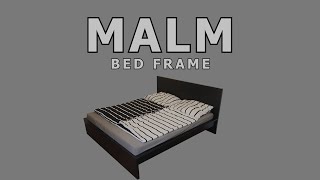 How to build  Ikea MALM Bed Frame  Put It Together [upl. by Hafital]