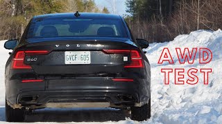 2020 Volvo S60 Polestar Engineered AWD DEMONSTRATED SLOMO launches with T8  ELECTRIC REAR AXLE [upl. by Nilyac]