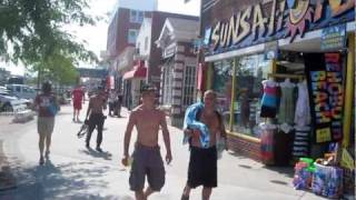 Walking Tour Rehoboth Beach Delaware Boardwalk on a hot summer afternoon [upl. by Skees]