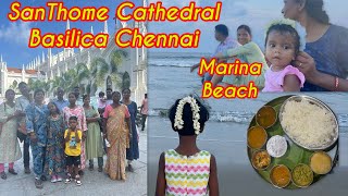 St Thomas Cathedral Basilica Chennai And Marina Beach Chennai stthomaschurch chennai [upl. by Htrowslle]