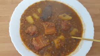 Potaje de LENTEJAS con chorizo EN 30 MINUTOS😱 legumbres lentejas potaje youtube [upl. by Enelhtak152]