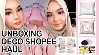 Shopee Haul Deco Murah Gila All Item less than RM50 [upl. by Scheers]