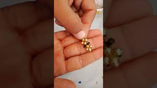 diy bracelet with pearls youtubeshorts youtubepartner tranding viralvide Craftersunita [upl. by Eirlav160]