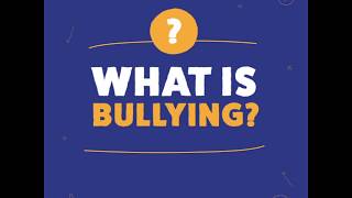 What is bullying [upl. by Orfield]