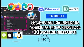 COMO USAR CHATGPT INTELIGENCIA ARTIFICIAL EN DISCORD [upl. by Notxam]