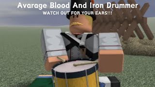 Avarge Blood And Iron Drummer LOUDNESS WARNING [upl. by Kathie]