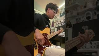 YYZ Bass cover by Rush [upl. by Mailiw]