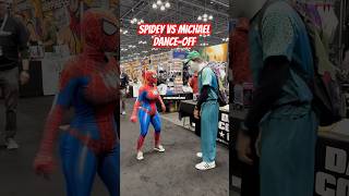 Spidey VS Michael DanceOff fyp michaelmyers danceoff spiderman viralvideochallenge foryou [upl. by Llednol599]