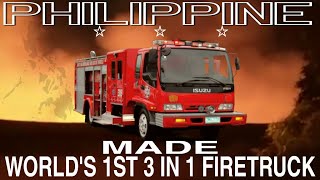 PHILIPPINE MADE WORLDS FIRST 3 IN 1 FIRETRUCK  ANOS [upl. by Eberhart]