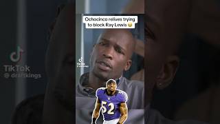 Ray Lewis vs Ocho cinco toogreattobeleftunseen nfl [upl. by Suollecram292]