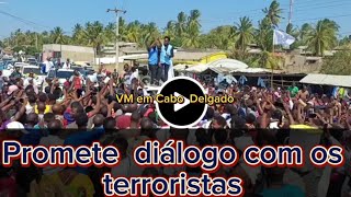 VENÂNCIO MONDLANE EM CABO DELGADO PROMETE CONVERSA COM OS TERRORISTAS [upl. by Obara]