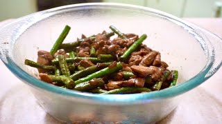 Spicy Adobong Sitaw with Chicken Pinoy Recipe [upl. by Eisenberg]