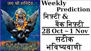 Nifty Bank Nifty Weekly Astrology Prediction 28 October to 1 November 2024 nifty banknifty [upl. by Sidwel]