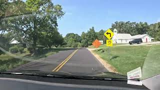 Drive from Heritage Community Park to beautiful new construction homes in Blacksburg Virginia [upl. by Ohce]