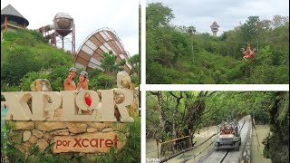 XPLOR BY XCARET VLOG tirolesas anfibios toboganxote🫨 [upl. by Casteel]