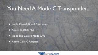 When Do You Need A Mode C Transponder  Day 25 31DaySPC [upl. by Gorrian]