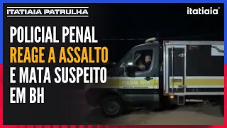 Policial penal reage a assalto e mata suspeito na região Norte de BH [upl. by Dnaltiac]