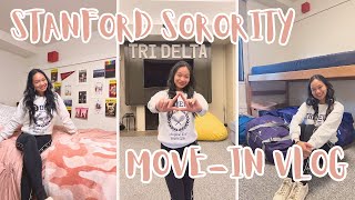 STANFORD SORORITY MOVEIN VLOG Junior Year [upl. by Primrose]