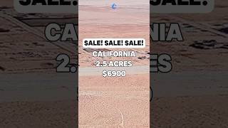 Cheap acreage on sale in California 25 acres in Bernardino County for 6900 Paved road access [upl. by Colette]