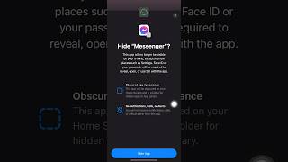 Hide app on iPhone [upl. by Blossom]