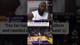 He a real one for this lebronjames nba lakers funny [upl. by Yssirk838]