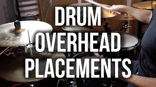 Drum Overhead Mic Placements [upl. by Atinihs388]