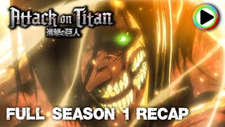 Attack on Titan Full Season 1 Recap  Anime Recaps [upl. by Darrej]