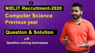 Lec1NIELIT Previous Year Questions Explanation  Tips amp Tricks to Crack NIELIT 2023 Exam [upl. by Lobell586]