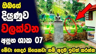 අවාසනාව ගෙනෙන ගුප්ත පැල වර්ග 07  Bad Luck Plant vastu tips sinhala  Ahasa [upl. by Gladine]