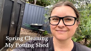 Spring Clean My Potting Shed With Me [upl. by Rennane]