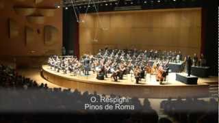 Respighi Pines Of Rome Galicia Youth Symphony Orchestra Pietro Rizzo Jóven Orquesta OSG [upl. by Linette]