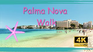 Palma Nova Majorca  Walkabout  STUNNING SCENERY [upl. by Lezti]