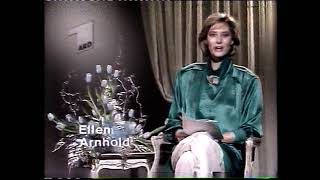 ARD 1989 Ansage Ellen Arnhold [upl. by Anauqahc37]