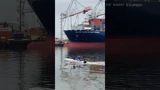 CMA CGM St Exupery Container Ship Southampton 21st October 2024 [upl. by Malinde]