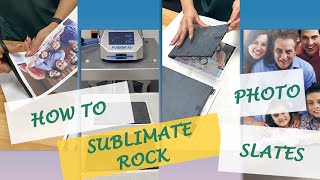 How To Sublimate Rock Photo Slates  Sawgrass Sublimation Printer [upl. by Hsivat359]