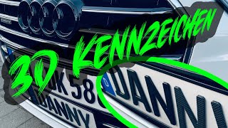 3D Kennzeichen – So einfach ist die Montage  KENNZEICHENHELDDE  Lets do it [upl. by Ihtak]