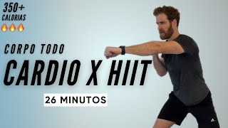 TREINO CARDIO HIIT PARA QUEIMAR GORDURA  PERDER BARRIGA EM CASA [upl. by Auqinot194]