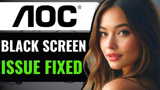 HOW TO FIX AOC MONITOR BLACK SCREEN ISSUE 2024 [upl. by Isdnyl875]