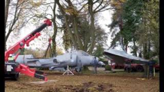 UNIC Mini Crane lifts Harrier Jet [upl. by Angil]