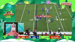 Patrick Star ROASTS Russell Wilson after throwing INT  NFL Nickmas Game on Nickelodeon 2022 [upl. by Jereme764]